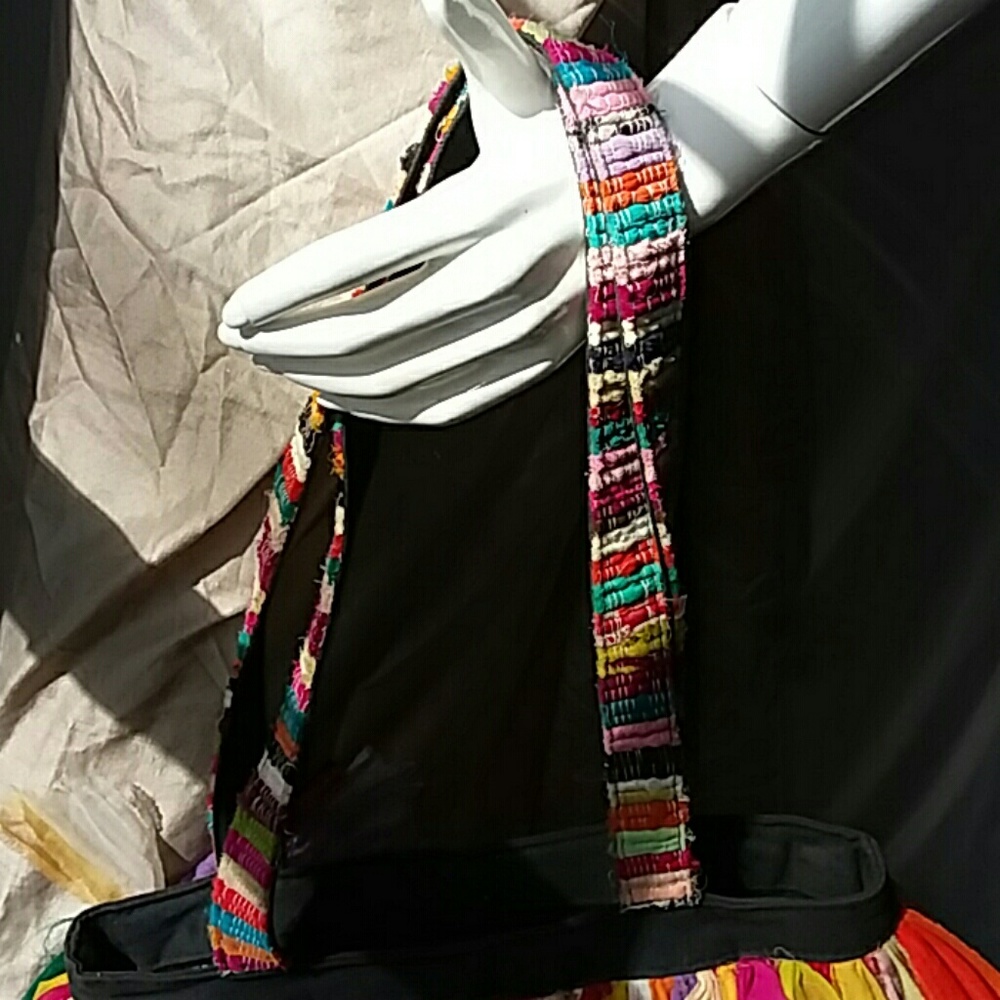 ❤ Funky Fabric Fringe Fabulous Festival Bag - Picture 3 of 8